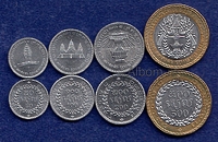 Камбоджа набор 1994 год. 50, 100, 200, 500 риэль. UNC
