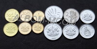 Лесото набор 6 монет 10,20,50 лисенте,1 лоти, 2,5 малоти 2010-2023 год. UNC