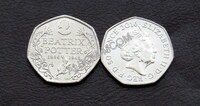 Великобритания 50 пенсов 2016 год. Беатрис Поттер. UNC