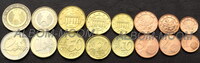 Германия 2002-04 годовой набор евро 8 монет 1,2,5,10,20,50 центов и 1,2 евро. UNC