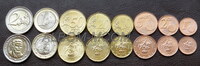Болгария годовой набор 1,2,5,10,20,50 центов, 1,2 евро 2026 год. UNC